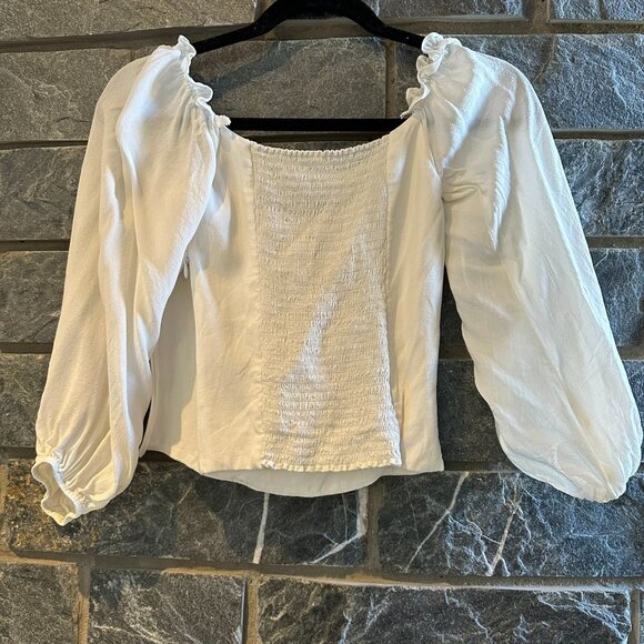 Reformation Peasant Blouse - Picture 3 of 5